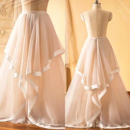 Bridal detachable train - detachable,